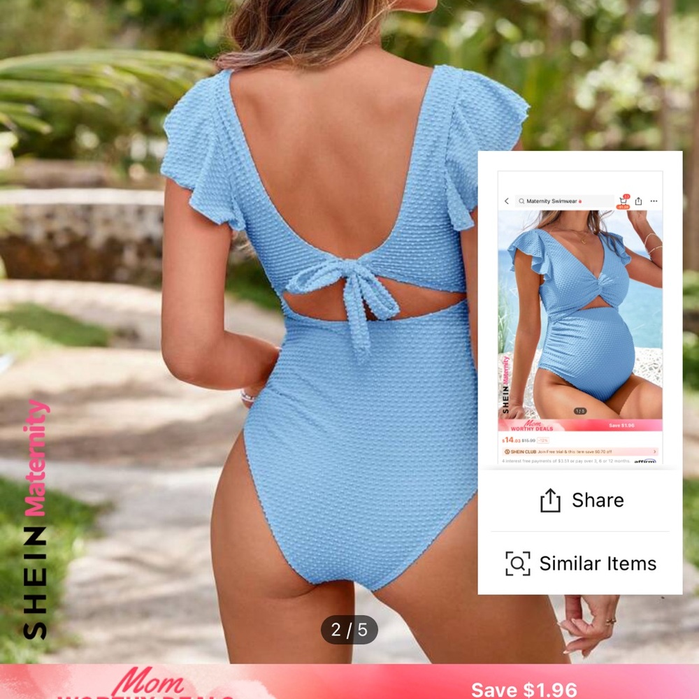 [SHEIN] BUNDLE!! MATERNITY SWIM - Picture 3 of 12
